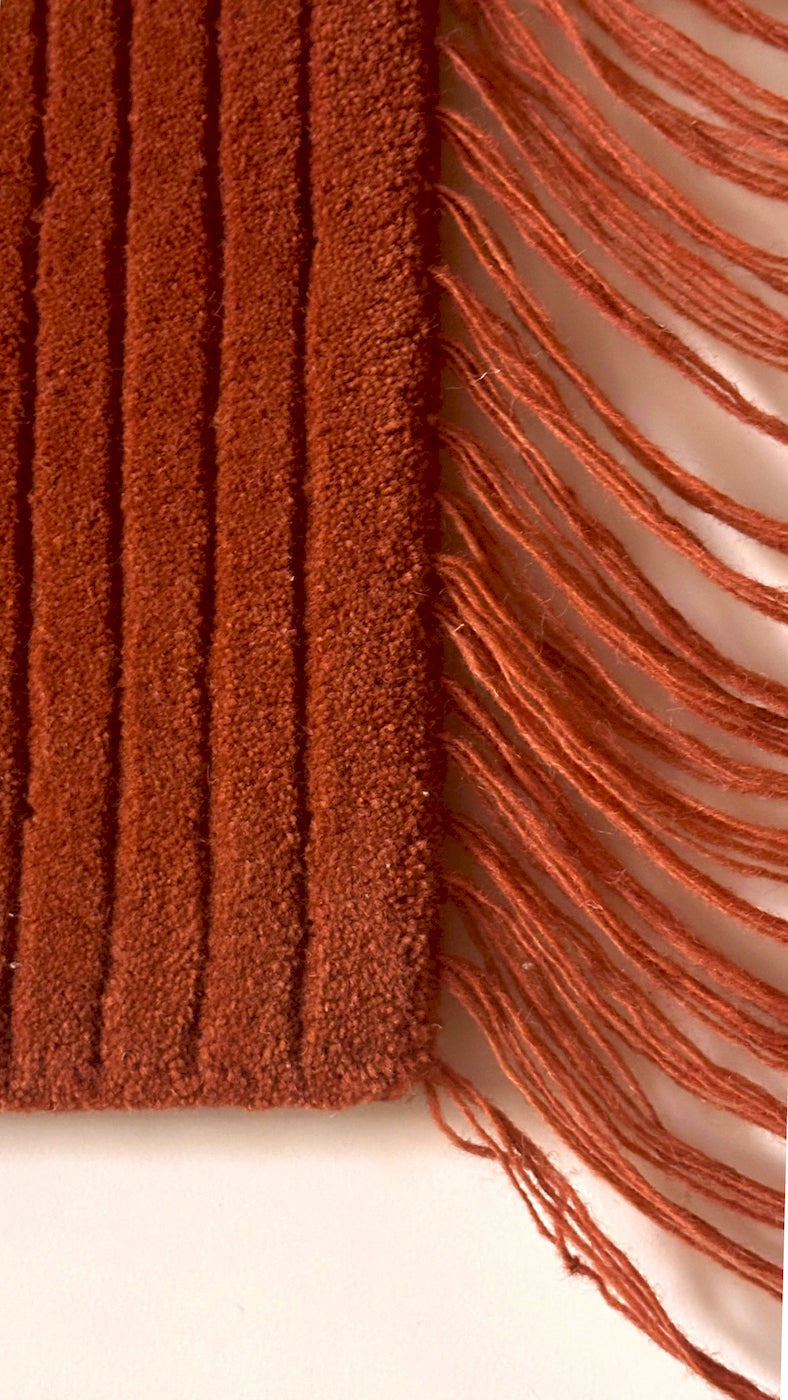 modern wool wall hanging rug contemporary textile art