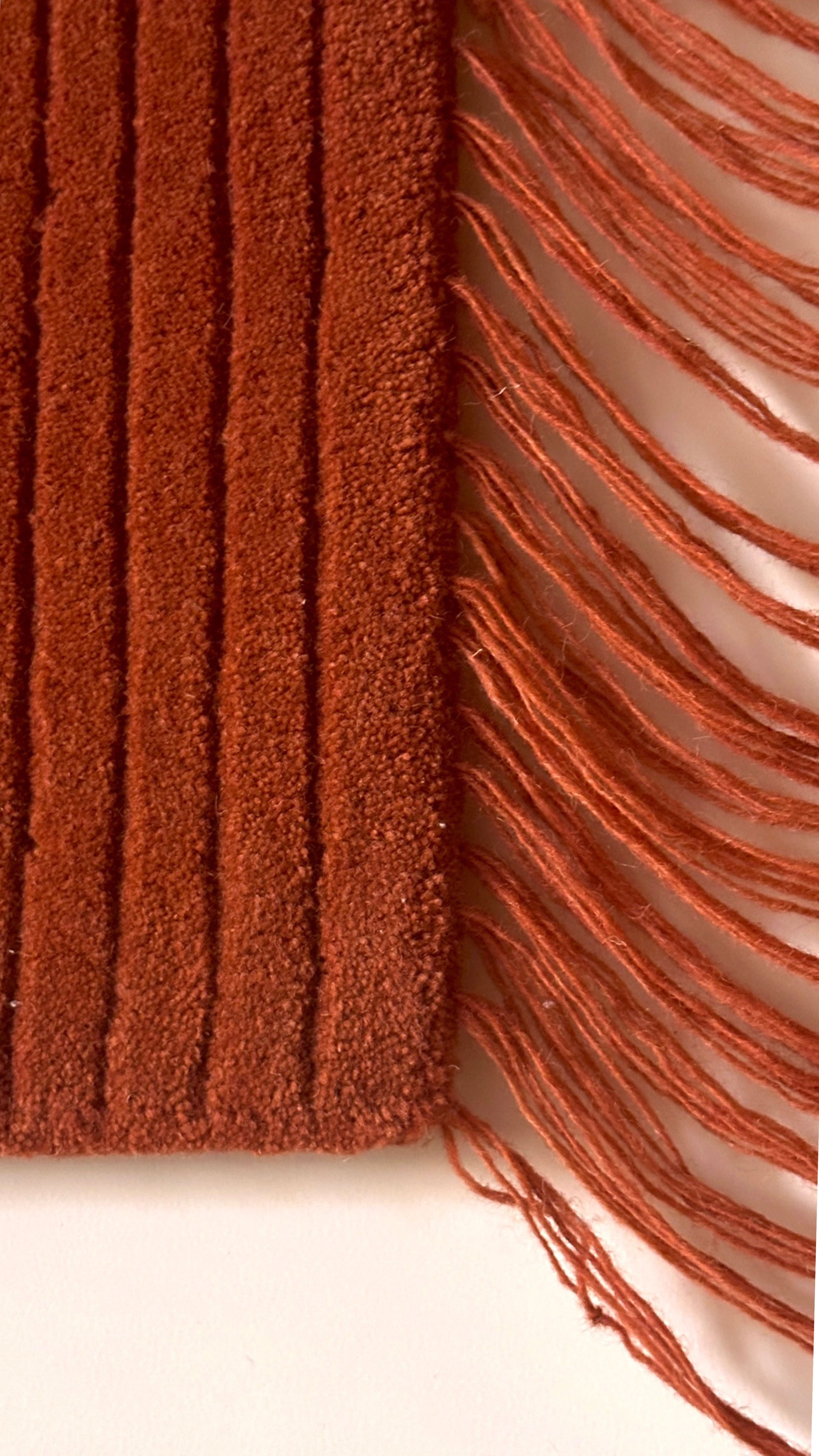 New Zealand wool hand tufted wall rug contemporary sculptural wall art