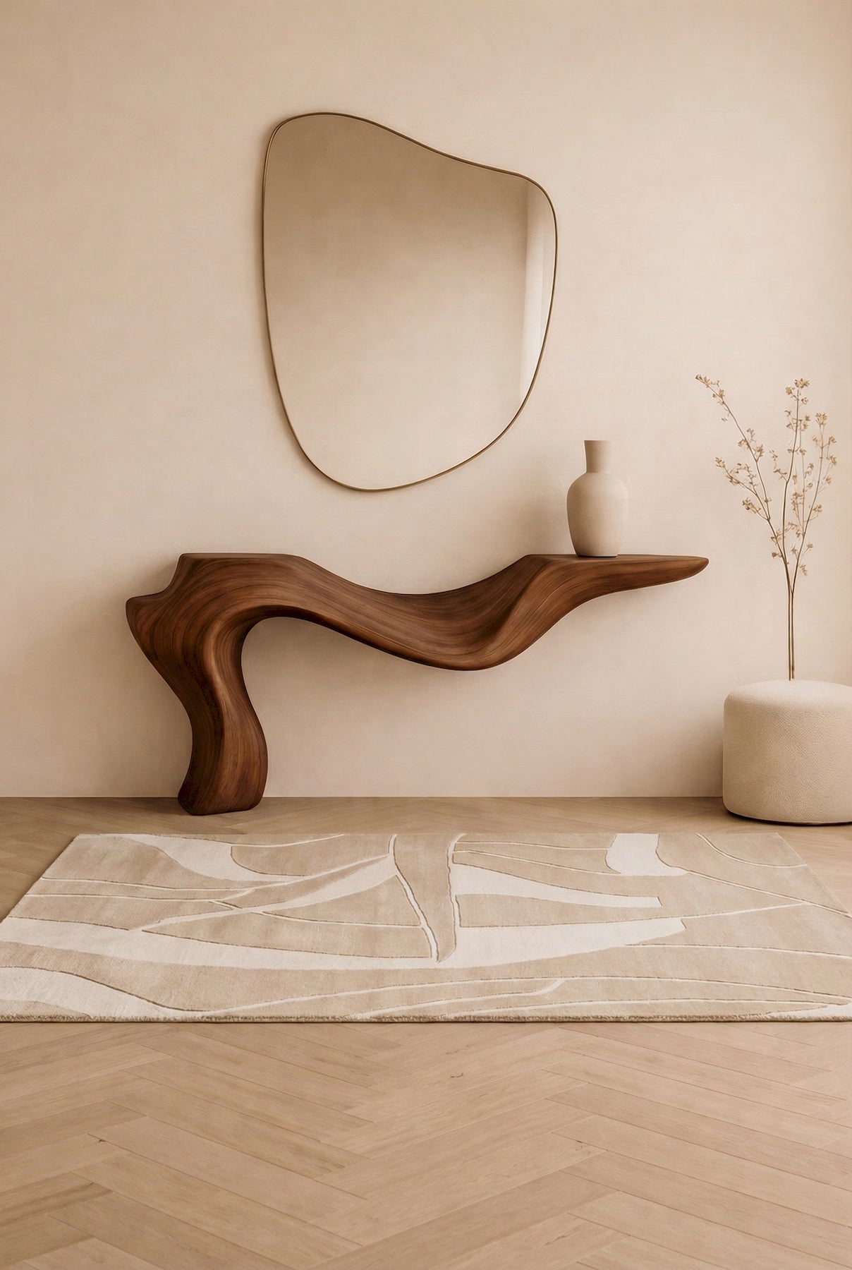 Oyster Garden Rug