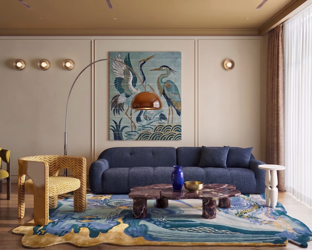 Summer Blues Rug