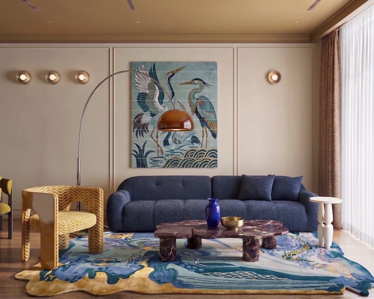 Summer Blues Rug
