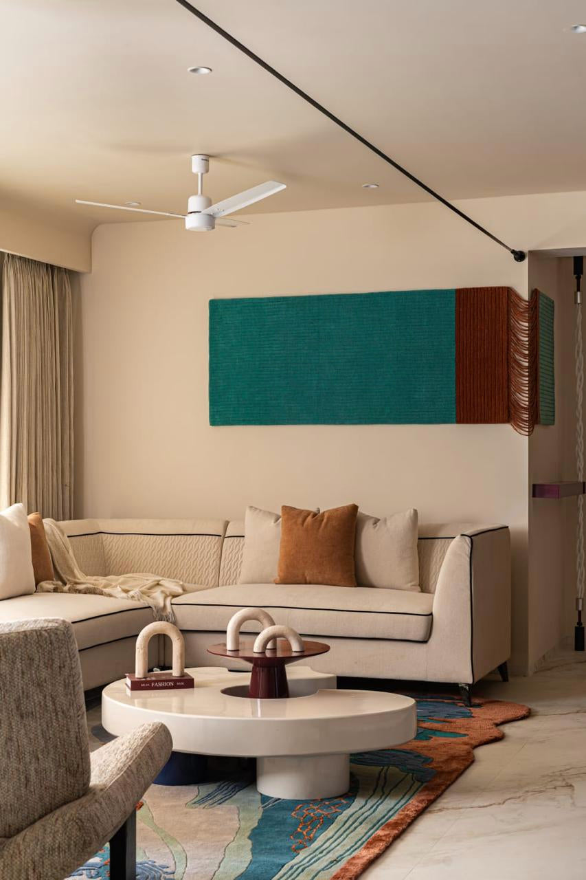 contemporary wool wall rug for interior wall decor